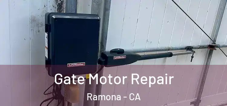 Gate Motor Repair Ramona - CA