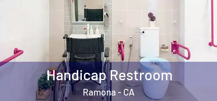 Handicap Restroom Ramona - CA